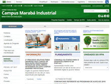 Tablet Screenshot of industrialmaraba.ifpa.edu.br