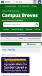 Mobile Screenshot of breves.ifpa.edu.br