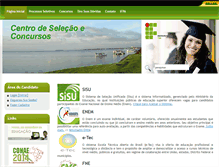 Tablet Screenshot of concursos.ifpa.edu.br